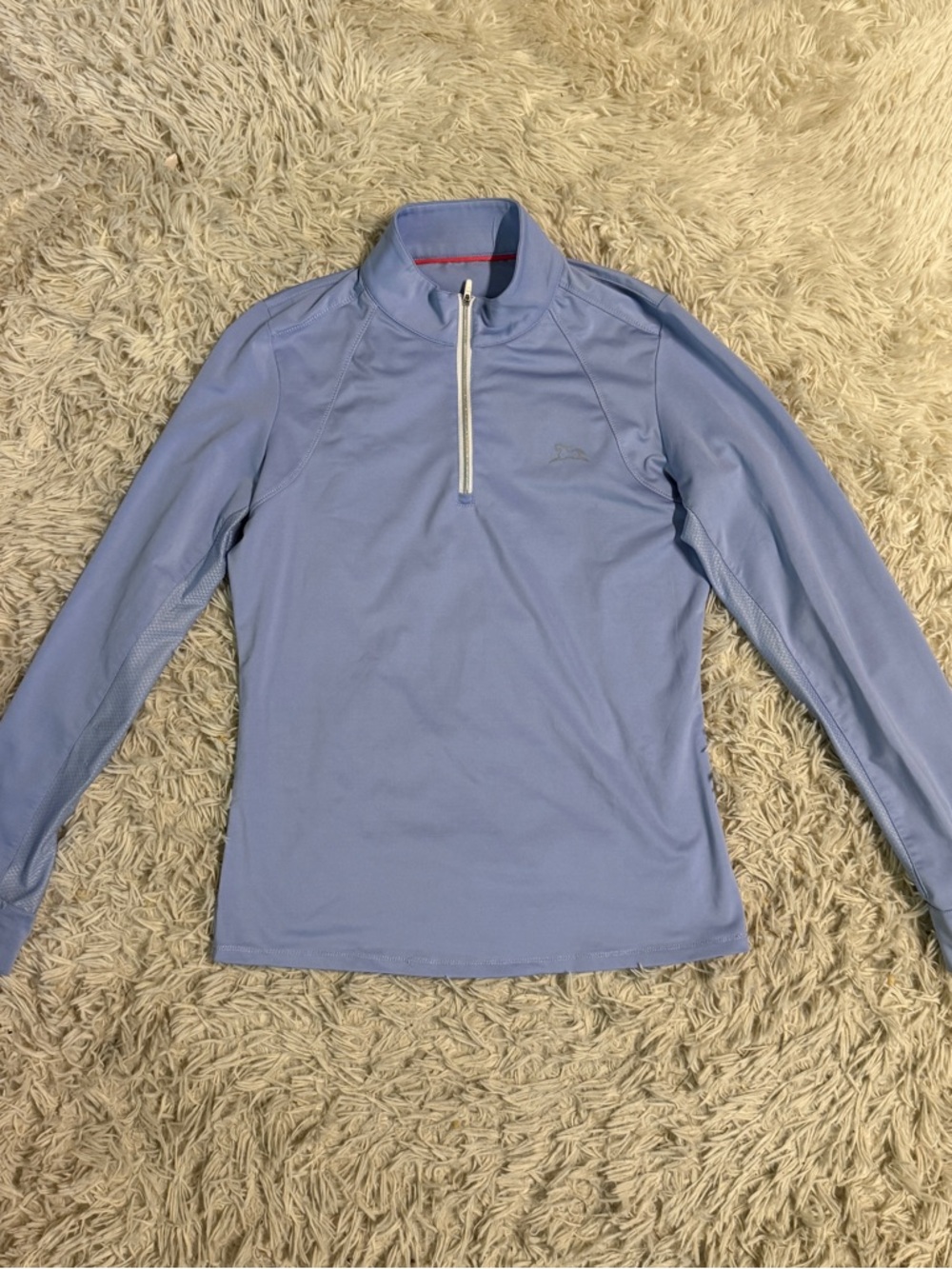 Child’s XL Blue RJ Classics Long Sleeve Horseback Riding Sunshirt. Good Cond.